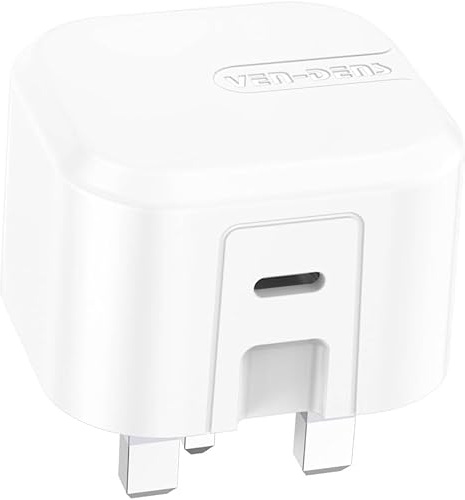 USB C Plug, 25W Fast Charger Plug For iPhone 17e 17 17Pro 17ProMax Air 16e | 16 16Pro 16ProMax 16+ 15 15Pro 15ProMax 15+ 14 13 12 11 Pro Max iPad Samsung USBC Plug Fast Charge USB C Power Adapter