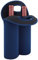 Linkidea Wine Travel Carrier & Cooler Bag 2-bottle Wine Carrying Tote Picnic Cooler Two Bottle Water Drinks Beer Insulated Neoprene Hand Bag For Travel With Secure Carry Handle (Blue)