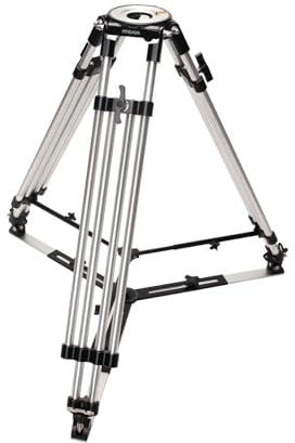 PROAIM Mitchell Hochleistungs-Kamerastativ mit Mittel- und Bodenspinne. Nutzlast – 250 kg /550lb. Höhenbereich: 35 bis 66 Zoll, Füße mit Zwei Spikes, Aluminiumbeine (P-MTCL-STD)