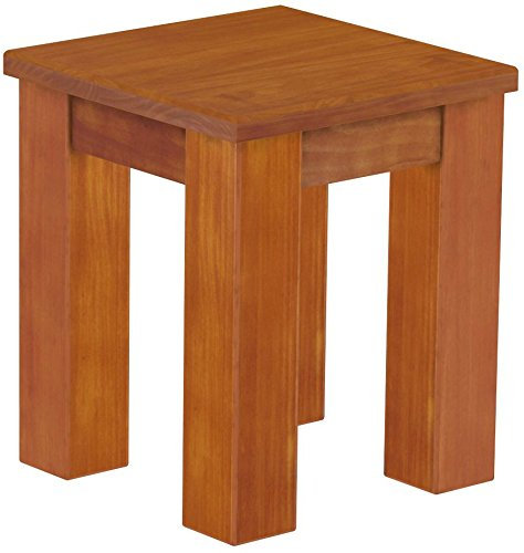 Hocker Rio Classico Kirschbaum Pinie Massivholz Esszimmerbank Küchenbank Holzbank - Größe und Farbe wählbar Brasilmöbel