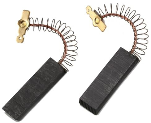 Lot de 2 balais de charbon moteur lave linge 5 x 12,5 x 36 mm pour Bosch WAA24222/14 WAA24222/20 WAA24261BY/13 WAA24261PL/14 WAA28165GB/11 WAE160BC/20 WAE20 160 g. 42 FR