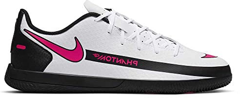 Nike Phantom Gt Club IC Futsal-Schuh, White/PINK Blast-Black, 30.5 EU