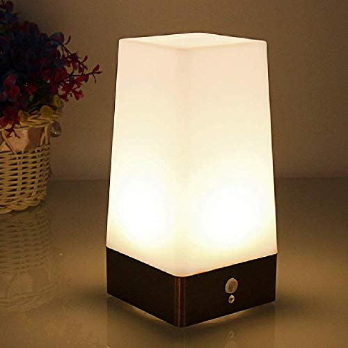 Induction LED Night Light Portable Bedside Reading Camping Lamp with Motion Sensor on/Off Switch for Children Kids Birthday Gift