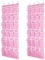 SAVERHO Hanging Shoe Organizer 2Pack, Over The Door Shoe Organizer with 24 Mesh Large Pockets Hanging Shoe Storage Bag for Sport Shoes Size:58x21 Inch Hanging Door Shoe Rack Organizer (Pink-2pack)