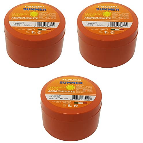 3 Stück Italpharma Summer Super Bräunungssalbe Körperbräunung 150 ml