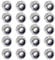 M5 Nyloc Steel Nuts, 5mm Self Locking Nuts with Nylon Inserts (20 Pack) Evelyne