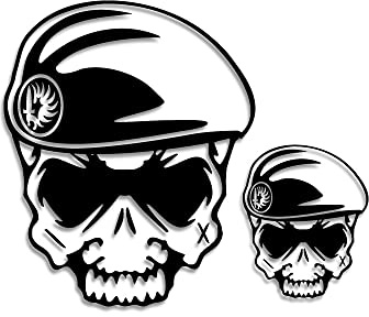 Fremdenlegion Schädel Sticker Set Légion étrangère Aufkleber 1x20cm 1x10cm#A5775