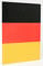 5x ADINA Kladde Notizbuch A4 blanko 96 Blatt mit festem Deckel starkes Papier 80g/qm (Deutschlandfahne)