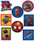 8 x Children's Knee Patches Screen Printed Iron on Clothes Applications for Repair and Decorating Pants, Jackets, Sweaters, Backpacks, Robes etc.