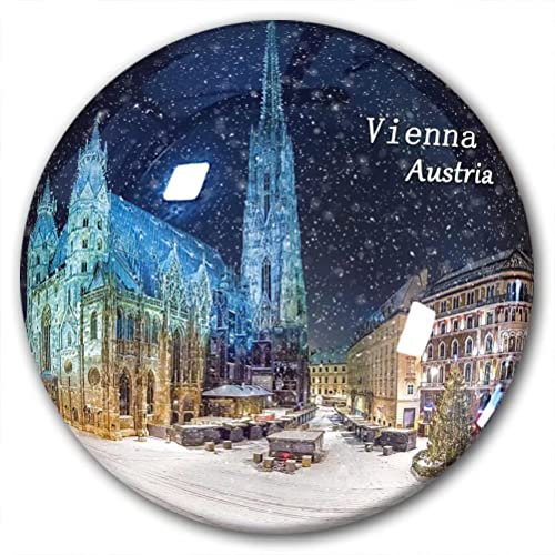 Österreich Wien Kühlschrankmagnet Kühlschrankaufkleber Deko Magnet Reise Souvenir Kristallglas