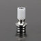 RUIYITECH 510 MTL Drip Tip 316 Acciaio Inox POM 3mm Per 510 Serbatoio RTA RDA RDTA (SS-Bianco)
