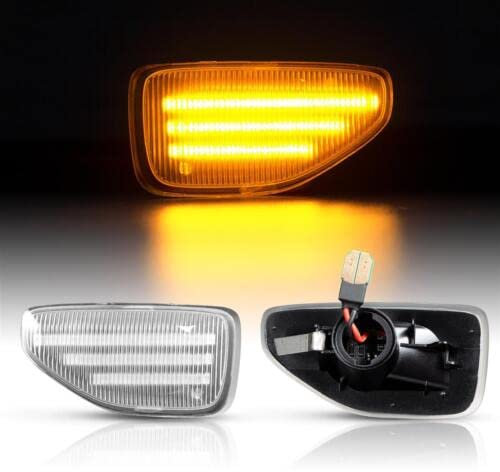 Modifycar LED-Seitenblinker passend für Dacia Duster II | ab 2018+ Signallicht Canbus SMD Deckenleuchte transparent