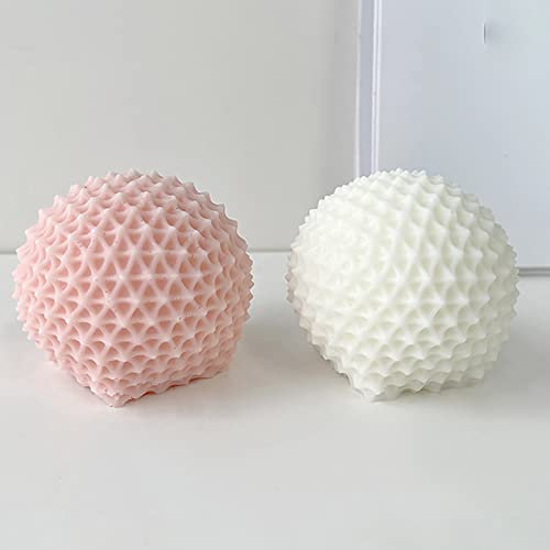 Dornkugel Kerzenform Dornkugel Seifenform Kugel Silikonform für Harz, Kerzenform, Tonform, handgefertigte Kerzenform, Seifenform, Kerzenherstellung, Blasenseifenherstellung, Formen für Bastelbedarf