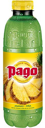 Pago - Jus d'Ananas Pet 75cl - Rafraîchissant et fruité, 100% pur jus de fruits - Idéal pour les chaudes journées d'été - Format pratique 750g. - Lot De 4 - Vendu Par Lot