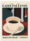 Cappuccino Caffe Latte Retro Italien Essen Kaffee Poster und Drucke Wand Kunst Leinwand Malerei Wandbilder for Küche Bar Dekor (Color : C, Size : 50X70cm No Framed)
