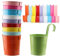 CHUEHKAK 10 Stück 10cm Blumentöpfe zum Aufhängen, Metall Blumentopf Hängend, Bunte Blumentöpfe zum Hängen, Hängetopf Set, Hängetopf Balkon, Hängender Balkontopf, Pflanztopf Bunte Töpfe, 10 Farben