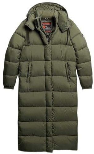 Superdry Damen Langer Ripstop Steppmantel