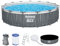 BESTWAY Piscina Desmontable Steel Pro MAX Ø457x107 cm Gris