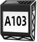 UKCOCO 1 Satz Solar Nummernschild Solarlicht Im Freien Solarleuchten Im Freien Adressnummern Adressschilder Für Hausnummern Hausnummernschild Außen Haustürschild Led Wandlampe Draussen