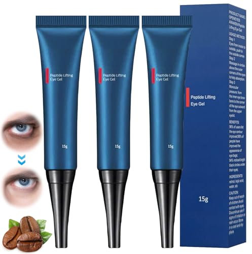 Augencreme Männer Open-Eyesawaken 3 PCS Augencreme Gegen Augenringe Augenserum Peptide Lifting Eye Gel openeyes Eye Cream Augen Feuchtigkeit Augencreme