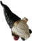 TOPBATHY Halloween Gnomes Decorations Resin Halloween Gnome Figurine Indoor Garden Dwarf Statue Ornaments Horror Movie Merchandise for Home Table Party Decor Black