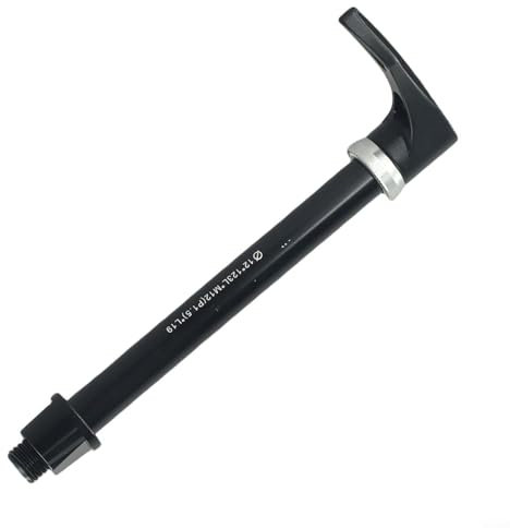 Forcella anteriore rapida per bicicletta, 12 x 100 mm, 15 x 100 mm, 110 mm, con perno passante in lega di alluminio, sgancio rapido (12 x 100 mm)