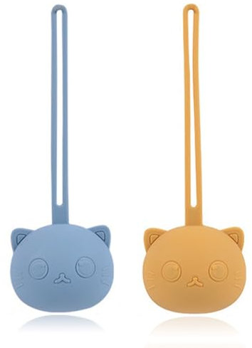 NJCXOLA Schnullerbox Silikon | Schnulleraufbewahrung | BPA-frei | Sichere Aufbewahrung für Schnuller | Hochwertige Baby Zubehör für Kleinkinder & Babys