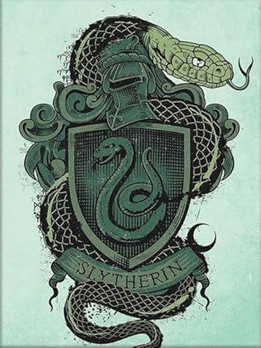 Pyramid International Poster Harry Potter – Slytherin Crest – Art Print – 30 x 40 cm