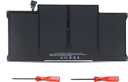 7200mAh A1496 Laptop Battery Compatible for Apple MacBook Air 13 Inch A1466 (Mid 2012 2013, Early 2014 2015 2017) A1369(Late 2010, Mid 2011 Version) A1405 A1377 [7.6V 55 Wh]