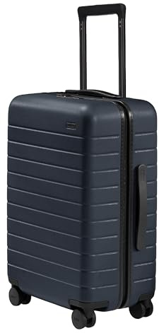 Away Bigger Carry-On Luggage, 23-Inch Lightweight Hardside Spinner Suitcase | Durable & Lightweight, Premium 360° Spinner Wheels, Interior Compression System, TSA-Approved Lock, Navy Blue