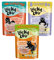Lucky Lou Extrafood Mix-Paket Katzenfutter nass - 36 x 70g - hochwertiges Nassfutter (Ergänzungsfutter) mit viel Protein, getreidefrei & ohne Zucker für Katzen