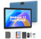 BAKEN Android Tablet,10 Zoll Tablets Android 13 mit Tastatur, 7GB+64GB, 1TB Expand, Tablet PC mit Octa-Core, 6000mAh, 2.4G/5G WiFi, 2MP+8MP Kamera, 2 in 1 Tablet mit Tastatur Tasche, Maus, Stylus