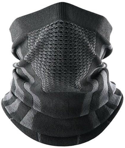 SWZEC Naturvibes Premium Halstuch - Unisex (Schwarz-Grau)