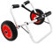Klappbar Kajakwagen, Aluminium Bootswagen mit Riemen, Faltbar Wasserwandern Transportwagen, für Booten, Kanus, Rettungsinseln, Paddeln, Surfbrettern, Max Tragfähigkeit 176,37 lbs