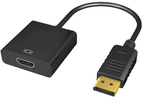 FunnAura USB to HDMI Adaper, 1080P USB 3.0/2.0 to HDMI Cable, Converter for PC, Laptop, HDTV TV, Compatible with Windows 10/8.1/8/7
