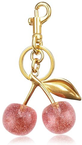 Kirsch-Schlüsselanhänger, Anhänger für Handtaschen, Kirsch- Accessoire, Ideen für Muttertag und Geburtstag, Small