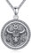 URONE Stier Kette 925 Sterling Silber Stier Anhänger und Kette Sternzeichen Halskette Schmuck Geburtstag Geschenke für Frauen Männer