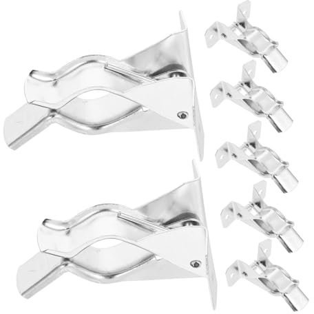 ASAKKURA 10stücke Mopphalter Aus Hochwertigem Material Für Wandmontage Mopphaken Und Besenhaken Zum Aufhängen Von Besen Und Mopps Robust Und Langlebig Geeignet Für Bad Garage Küche Und