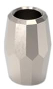Flytanium Titanium Bead for Pocket Knife Lanyard – Grade 5 Lanyard Beads for Paracord and Lanyard Customization – Precision Lathed EDC Knife Accessories (Stonewash - Vertex)