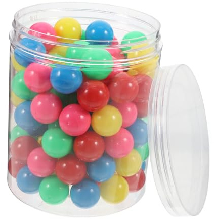 HEALSOPTHY 100 Bunte Hohle Plastikkugeln 20mm Zum Zählen Murmelset Für Grundschüler Wahrscheinlichkeitsrechnung Mathematikunterricht