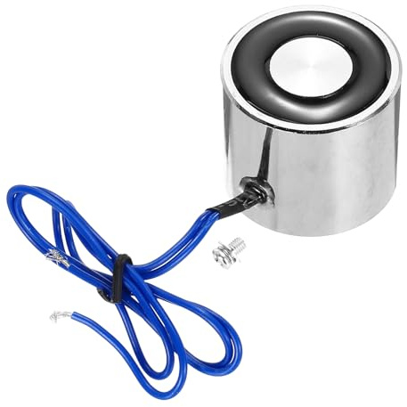 QUARKZMAN Elektromagnet Gleichstrom 12V 4.2W 88LB/40Kg Runder Hubmagnet | 35x30mm, Für Automatisierungsgeräte