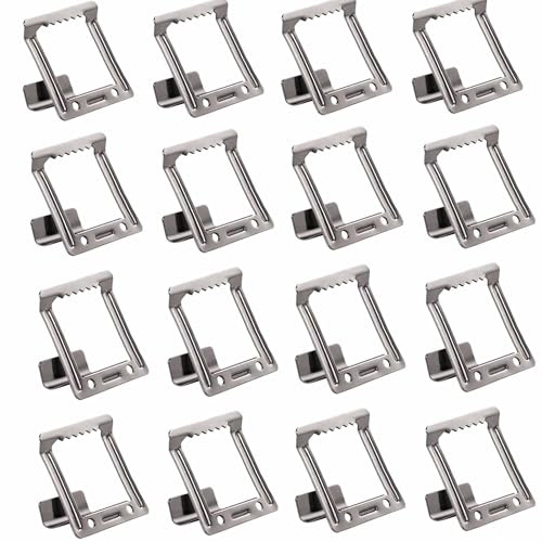 iDMRURvm 16stk Aufhänger für Keilrahmen Profiltiefe 18 mm Zackenaufhänger Metall Keilrahmen Aufhänger Bilderhaken für Bilder auf Leinwand Bilder aufhängen für Befestigen