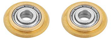 Xmhf Revêtement titane en carbure de tungstène tuile/verre Cutter Roue de remplacement 2 pcs