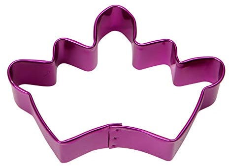 Dexam 17851234 Ausstechform Krone, Aluminium, Violett