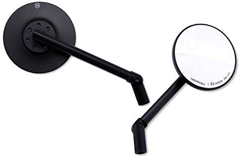 Spiegel Highsider Black Edition CNC Conero E-geprüft schwarz matt Edition