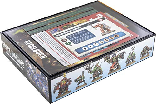Feldherr Schaumstoff-Set kompatibel mit Space Marine Adventures: Angriff der Orks - Brettspielbox