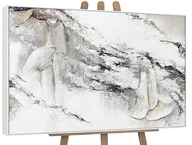 YS-Art Abstrakt XXL Acrylbild auf Leinwand Renaissance handgemalt
