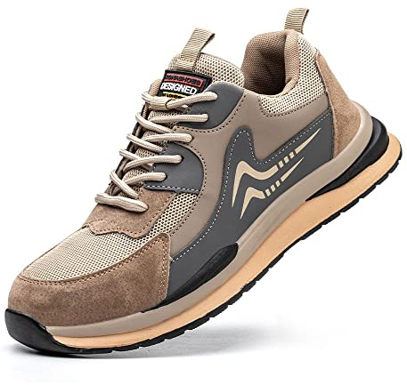 Zapatos de Seguridad Calzado de Seguridad Zapatillas de Seguridad Zapatos de Trabajo Comodos Ultraligeras Transpirables Hombre Mujer