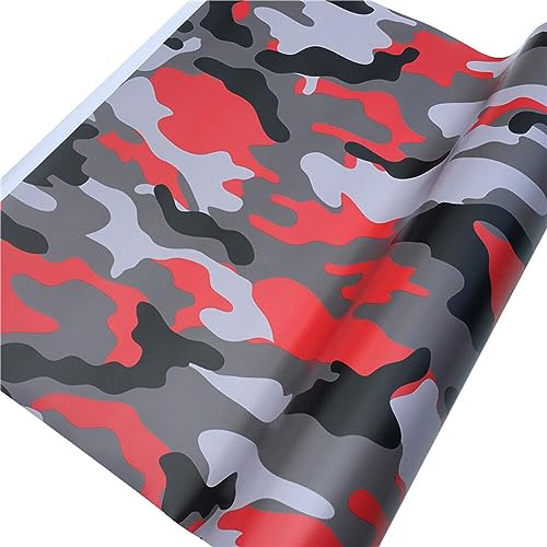 Camo Vinyl Wrap Auto Motorrad Aufkleber,Camouflage Auto Folie,152cmx30cm Selbstklebend Auto Schutzfolie PVC Autofolie Sticker Lackschutzfolie DIY Vinyl Folie Autoaufkleber für Auto Motorrad Fahrrad