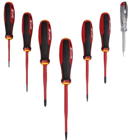 Milwaukee 4932478739 Tri-Lobe VDE Slim 7 Pezzi Cacciavite PH Set